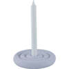 Savi Ceramic Low Single Candle Holder, Lavender - Candle Holders - 1 - thumbnail