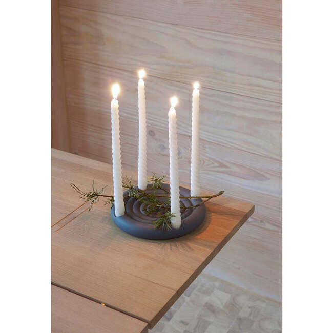 Savi Advent Low 4-Candle Holder, Midnight Blue - Advent Calendars - 4