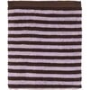 Raita Striped Small Towel, Purple & Brown - Towels - 1 - thumbnail