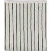 Raita Striped Medium Towel, Green & Off-White - Towels - 1 - thumbnail