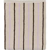 Raita Striped Large Towel, Purple, Clay & Brown - Towels - 1 - thumbnail