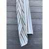 Raita Striped Medium Towel, Caramel & Ice Blue - Towels - 3