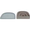 Rainbow Plate & Bowl, Dusty Blue & Clay - Tableware - 1 - thumbnail