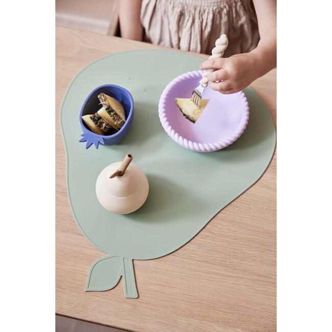 Pineapple & Apple Snack Bowl, Blue & Light Rubber - Tableware - 3