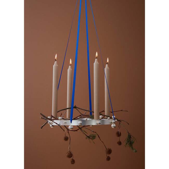 Pearl Advent Candle Holder, Silver - Advent Calendars - 4