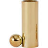 Palloa High Candle Holder, Brass - Candle Holders - 1 - thumbnail