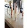 Palloa Low Candle Holder, Brass - Candle Holders - 4