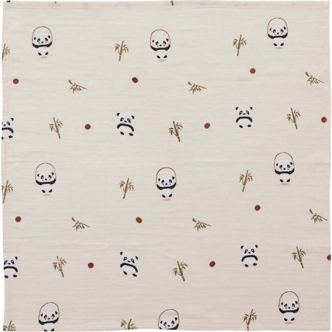 Muslin Square, Panda (Pack Of 3) - Swaddles - 2