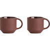 Yuka Espresso Cup, Dark Terracotta (Pack Of 2) - Drinkware - 1 - thumbnail