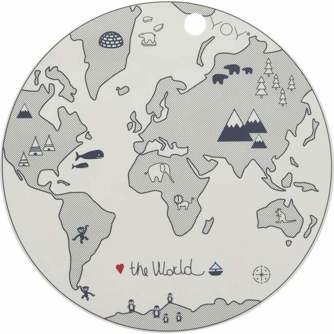 World Round Placemat, Off-White