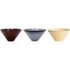 Yuka Bowls, Cool Colors (Pack Of 3) - Tableware - 1 - thumbnail