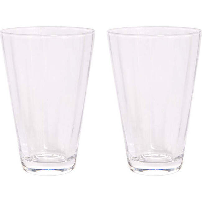 Yuka Groove Glass, Clear (Pack Of 2) - Tableware - 5