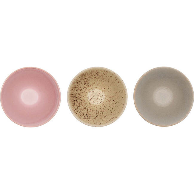 Yuka Bowls, Warm Colors (Pack Of 3) - Tableware - 7