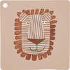 Lobo Lion Square Placemat, Camel - Tableware - 1 - thumbnail