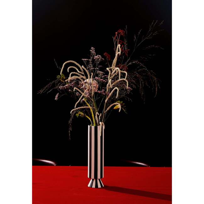 Toppu Vase, White & Black - Vases - 4