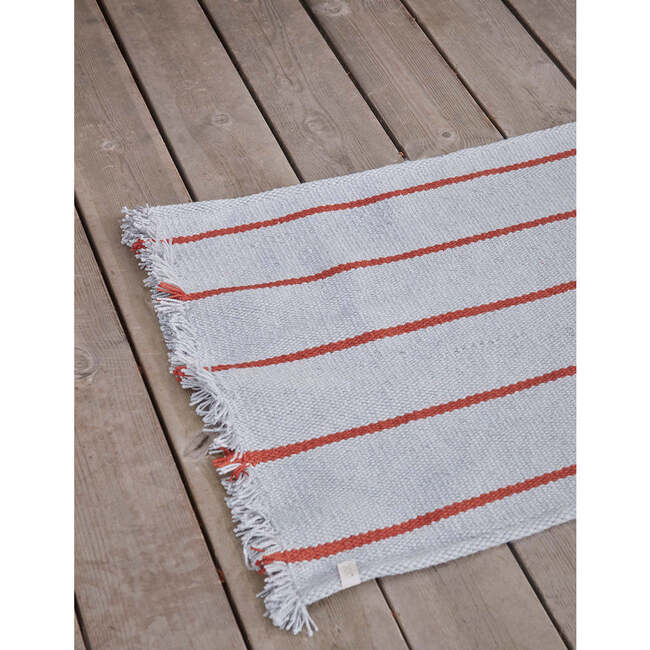 Lina Recycled Runner, Dusty Blue - Rugs - 4