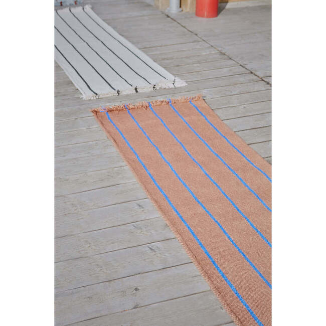 Lina Recycled Runner, Dusty Blue - Rugs - 5
