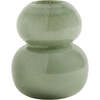 Lasi Extra-Small Mouth-Blown Organic-Shape Vase, Jade - Vases - 1 - thumbnail