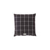 Kyoto Square Cushion, Anthracite - Decorative Pillows - 1 - thumbnail