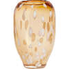 Jali Medium Handmade Vase, Amber - Vases - 1 - thumbnail