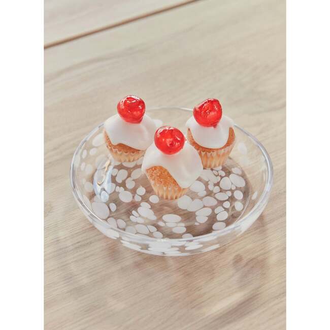 Jali Dessert Plate, White - Tableware - 2
