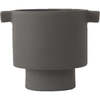 Inka Small Kana Pot, Grey - Pots - 1 - thumbnail