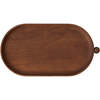 Inka Oval Wood Tray, Dark - Accents - 1 - thumbnail
