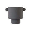 Inka Large Kana Pot, Grey - Pots - 1 - thumbnail