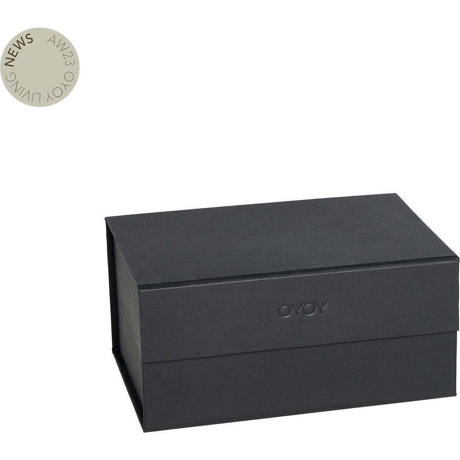 Hako A5 Storage Boxes, Black - Storage - 1