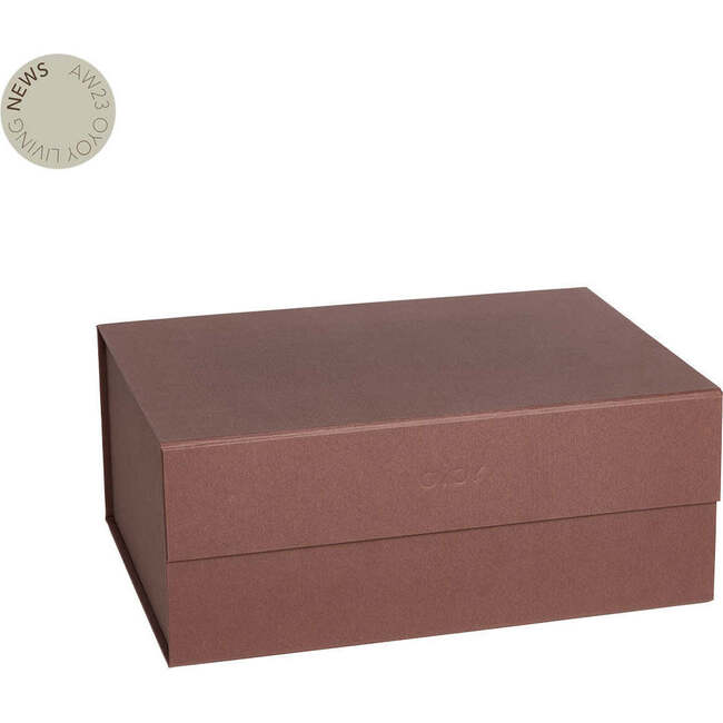 Hako A3 Storage Boxes, Dark Caramel