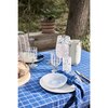 Grid Plaid Napkin Set, Dark Blue - Tableware - 3
