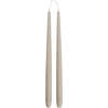 Fukai Large Candle Set, Clay (Pack Of 2) - Candles - 1 - thumbnail