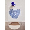 Erik Elephant Square Placemat, Blue & Camel - Tableware - 2