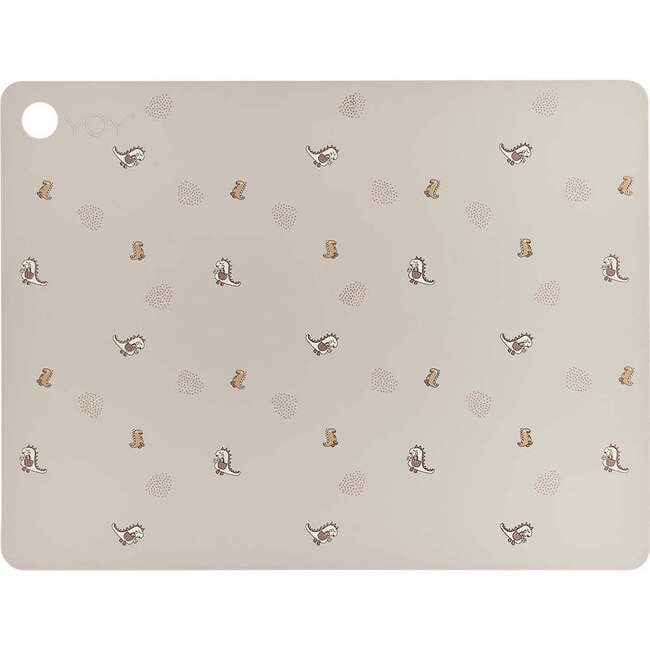 Dina Dino Rectangle Placemat, Clay - Tableware - 4