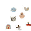 Ceramic Figures, Multicolors (Pack Of 7) - Decorations - 1 - thumbnail