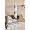 Candy Striped Large Candle, Clay & White - Other Accents - 2