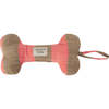 Ashi Small Dog Toy, Cherry Red & Taupe - Pet Toys - 1 - thumbnail