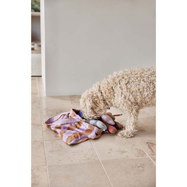 Ashi Large Dog Toy, Caramel & Blue - Pet Toys - 4