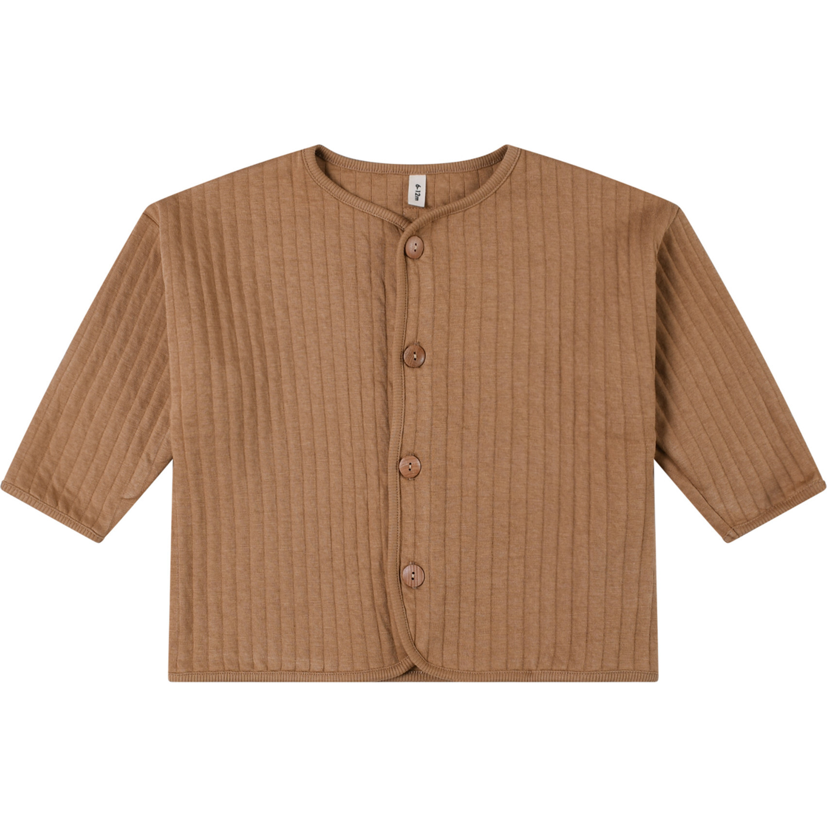 【massnoun】DOUBLE SOFT WOOL QUILTING CARDIGAN Quilt Cardigan, Gold - Organic Zoo Sweaters | Maisonette