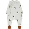 Olive Garden Footie, Ivory - Footie Pajamas - 1 - thumbnail