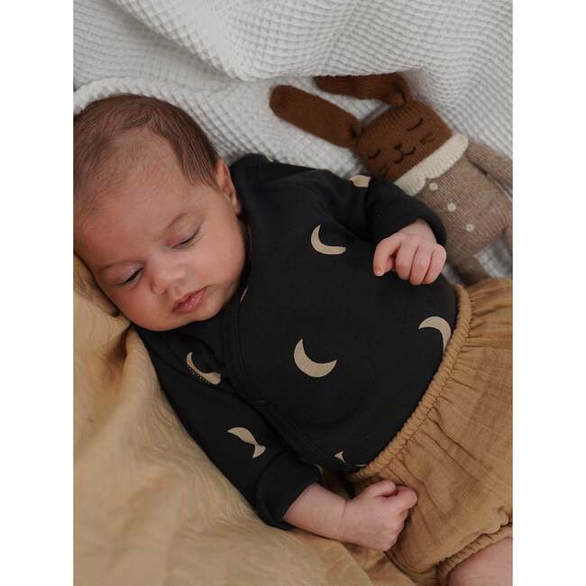 Wrap Bodysuit, Charcoal Midnight - Onesies - 3