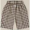 Gingham Traveller Pants, Brown - Pants - 7