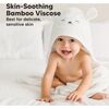 Cuddle Organic Baby Hooded Towel, Lamb - Bath Towels - 3