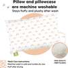 13X18 Toddler Pillow with Pillowcase for Sleeping, Jolly Rainbow - Nursing Pillows - 4