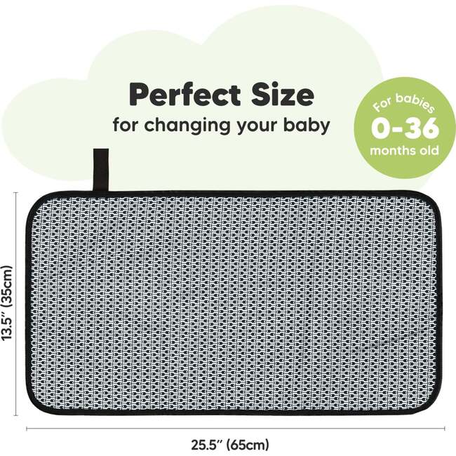 Swift Diaper Portable Changing Pad for Baby, Black Geo - Changing Pads - 3