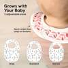 8-Pack Urban Drool Bibs Set for Baby Boys and Girls, Grayscale - Bibs - 4