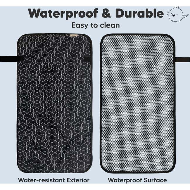 Swift Diaper Portable Changing Pad for Baby, Black Geo - Changing Pads - 4