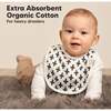 8-Pack Urban Drool Bibs Set for Baby Boys and Girls, Grayscale - Bibs - 5