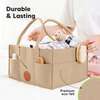 Original Baby Diaper Caddy Organizer for Nursery, Taupe - Diaper Bags - 6