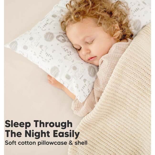 13X18 Toddler Pillow with Pillowcase for Sleeping, KeaSafari - Nursing Pillows - 7